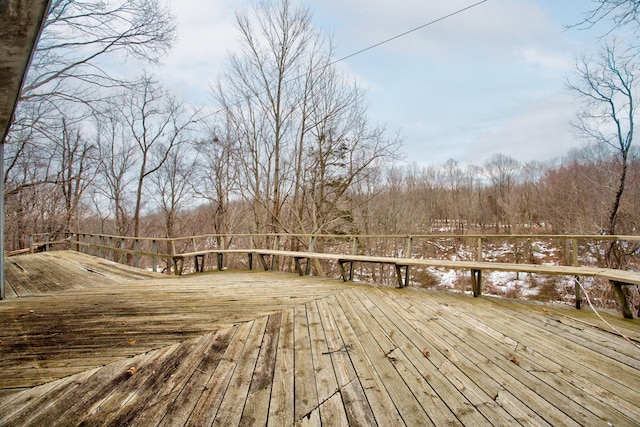 view of deck