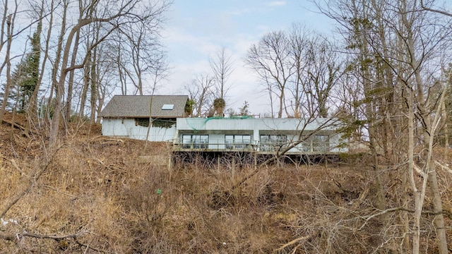 view of back of property