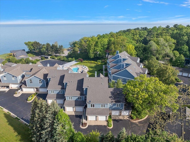 4144 Ridge Rd Unit 16, Stevensville, MI 49127 - aerial view of property and surrounding area featuring nearby suburban area and a nearby body of water