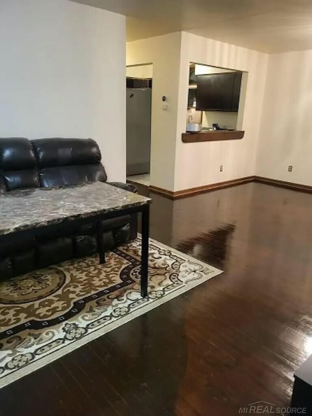 dining room featuring wood finished floors