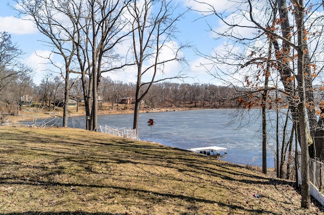 5007 S 42nd St, Climax, MI 49034 - water view featuring fence