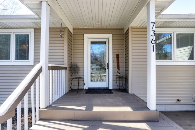 view of entrance to property