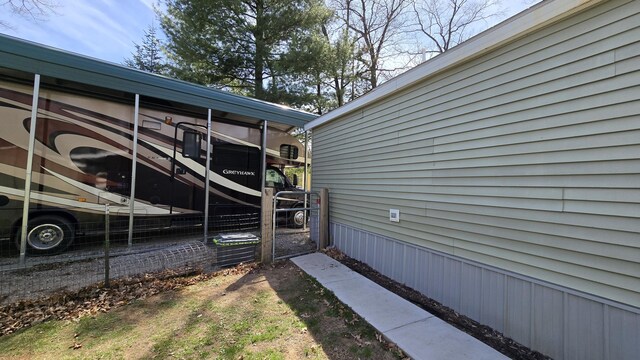view of property exterior
