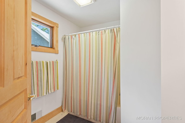 bathroom featuring visible vents