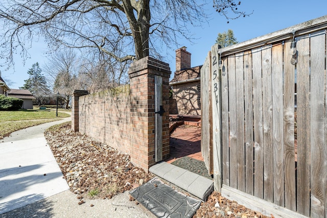 view of gate