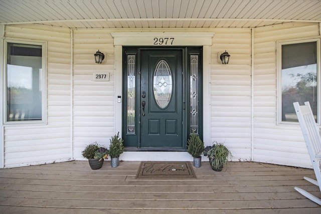 view of entrance to property