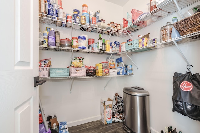 view of pantry