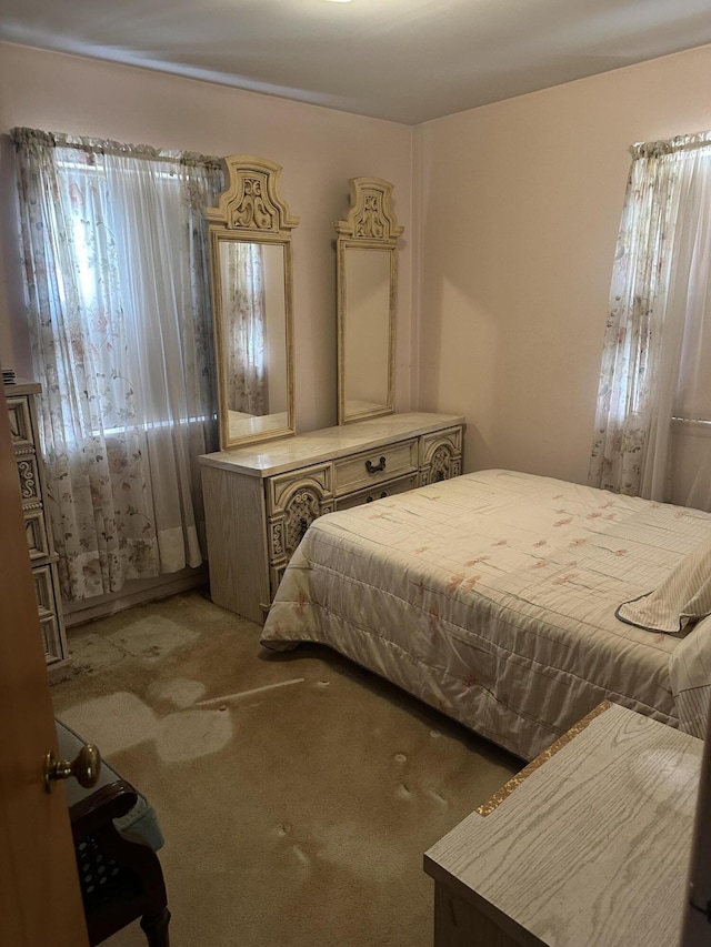 bedroom featuring carpet floors