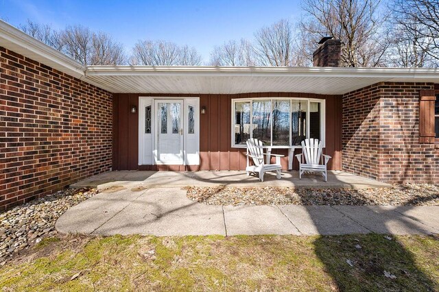 61914 M-51, Niles, MI 49120 - entrance to property with brick siding and a chimney