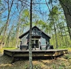 view of rear view of property