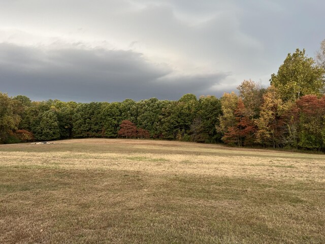 view of landscape with a view of trees