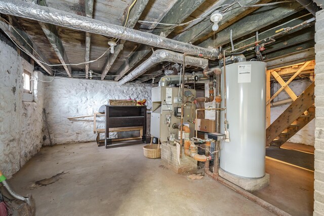 240 S Main St, Three Rivers, MI 49093 - below grade area with water heater