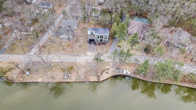 7505 S Lakeshore Dr, Pentwater, MI 49449 - aerial view with a water view