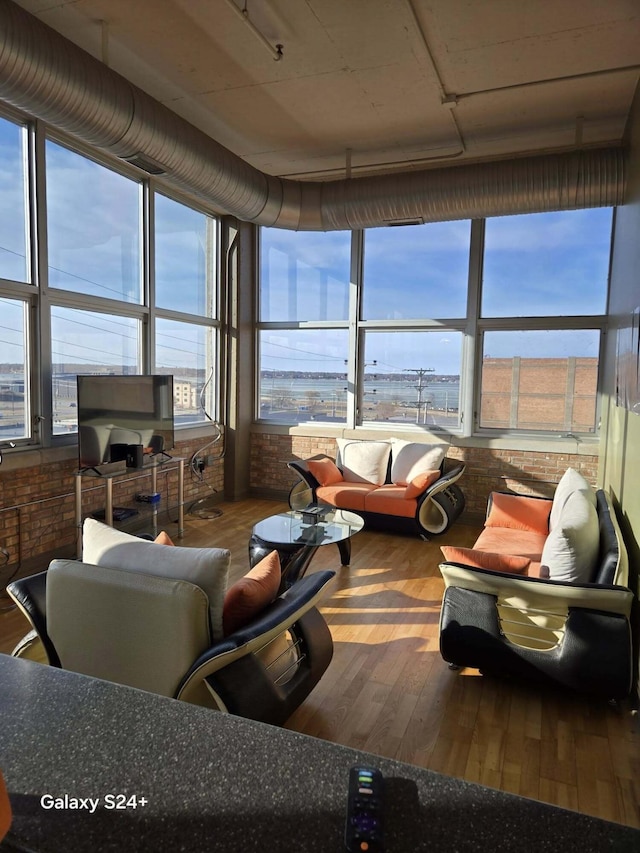 sunroom with a wealth of natural light