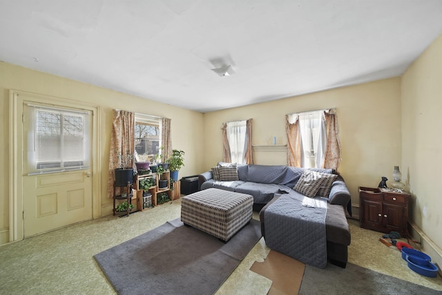 view of living area