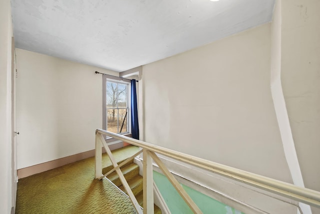 interior space with baseboards