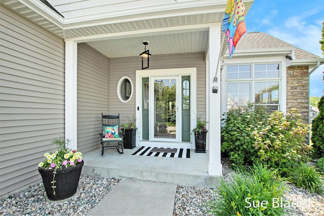 6735 Windflower Way, Norton Shores, MI 49444 - property entrance with covered porch