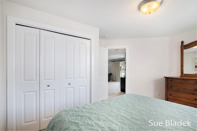 6735 Windflower Way, Norton Shores, MI 49444 - bedroom with a closet and carpet floors