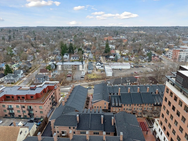 bird's eye view featuring a residential view
