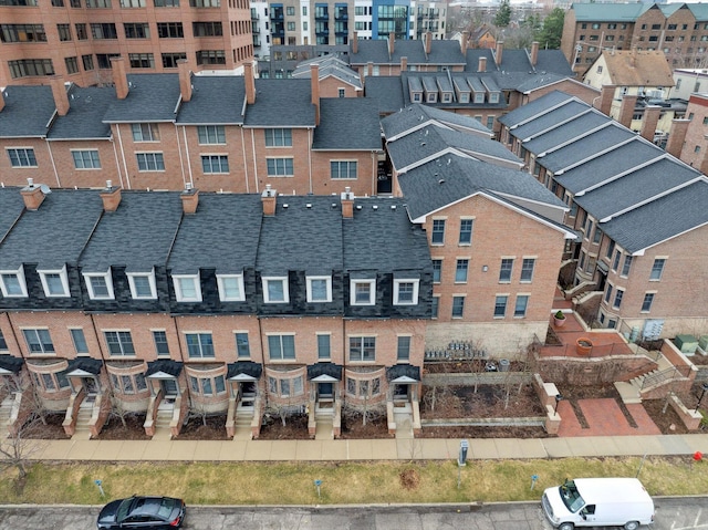 bird's eye view featuring a residential view