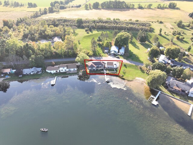 2772 S Wisner Ave, Fremont, MI 49412 - bird's eye view with a rural view and a water view