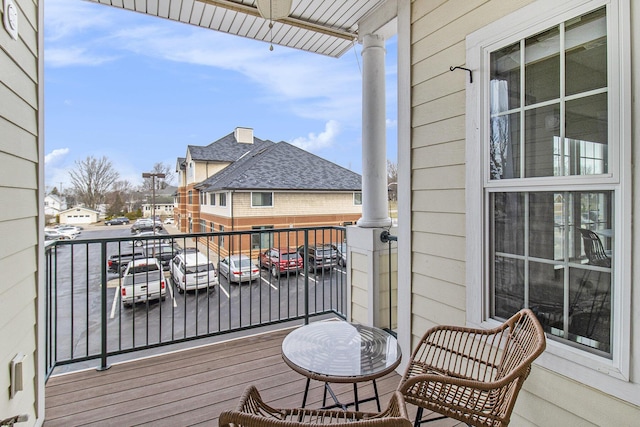401 W Ludington Ave Unit 208, Ludington, MI 49431 - balcony featuring a residential view