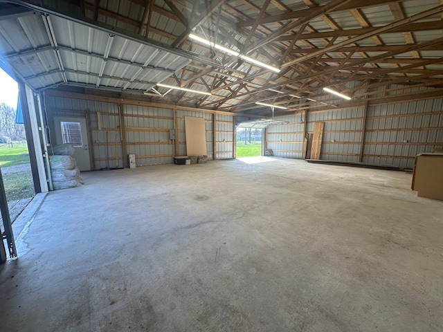426 Elizabeth St, Buchanan, MI 49107 - garage featuring metal wall