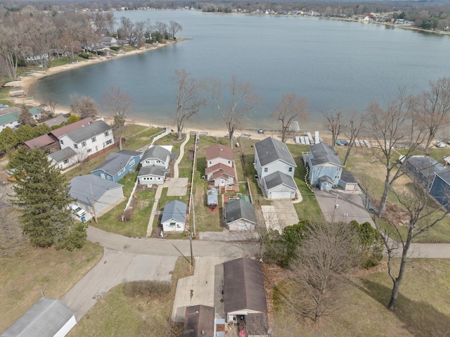 1169 Shady Shores Dr, Niles, MI 49120 - aerial view featuring a residential view and a water view