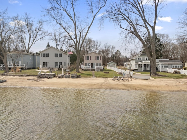 1169 Shady Shores Dr, Niles, MI 49120 - view of front of home featuring a front yard and a residential view