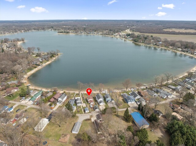 1169 Shady Shores Dr, Niles, MI 49120 - bird's eye view featuring a residential view and a water view