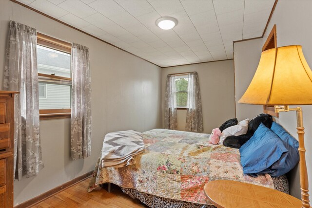 1169 Shady Shores Dr, Niles, MI 49120 - bedroom featuring ornamental molding, baseboards, and wood finished floors