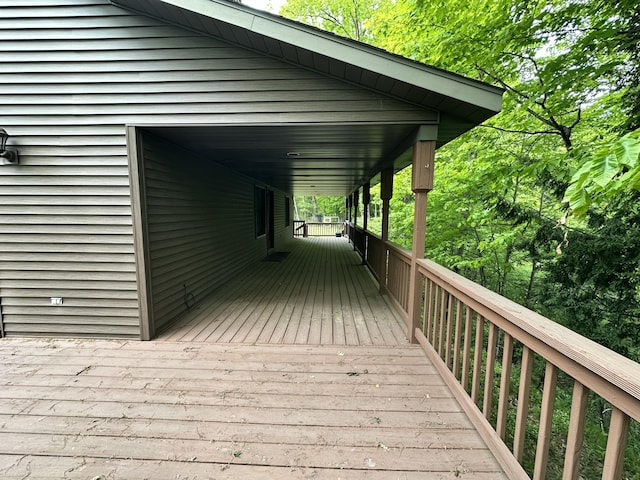8440 S Felch Ave, Newaygo, MI 49337 - view of wooden deck