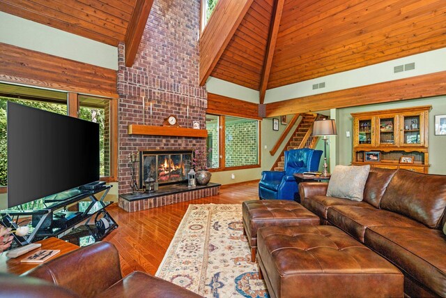 4923 Hickory Hill Rd, Ann Arbor, MI 48105 - living room with plenty of natural light, stairs, and visible vents