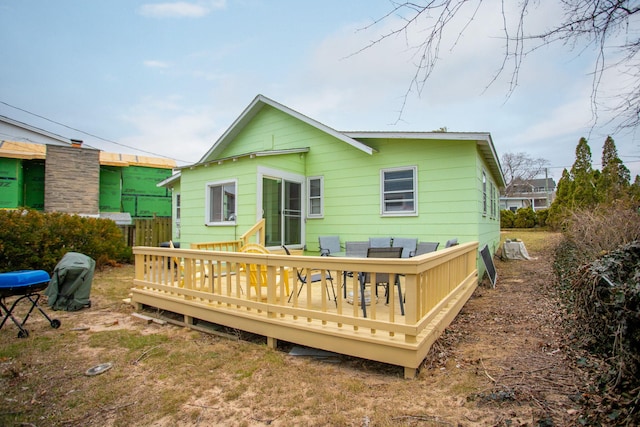 36.5 Lake Shore Dr, South Haven, MI 49090 - back of house with a deck