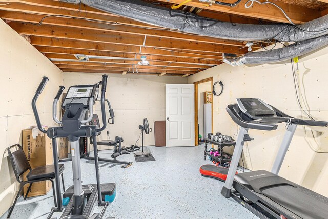 view of workout room