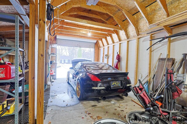 view of storage room