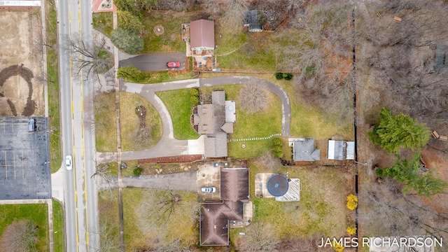 drone / aerial view