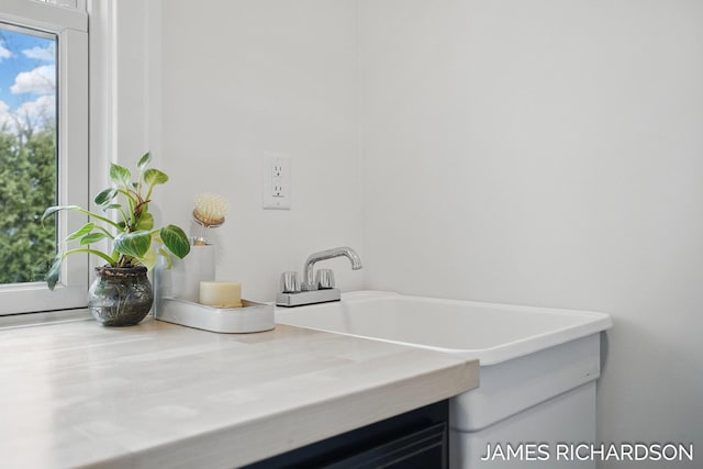 details featuring a sink
