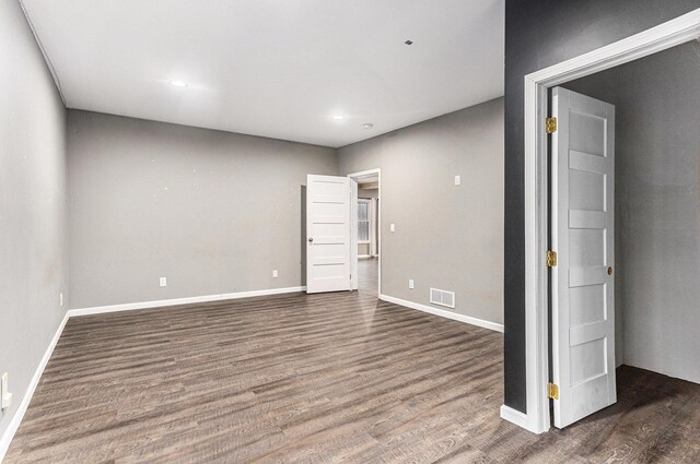 62711 Balk Rd, Sturgis, MI 49091 - unfurnished bedroom with wood finished floors, baseboards, and recessed lighting