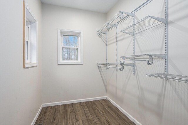 62711 Balk Rd, Sturgis, MI 49091 - walk in closet featuring wood finished floors