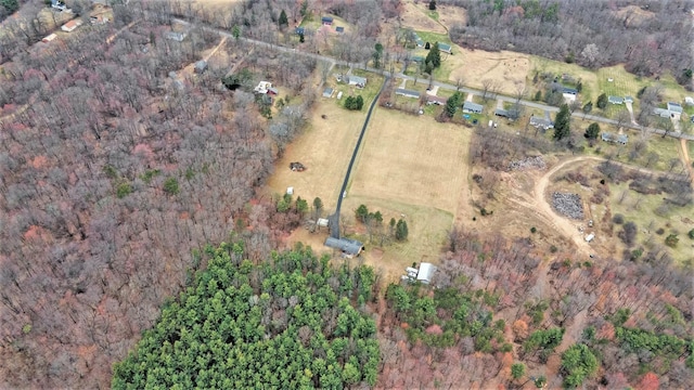 aerial view of property's location