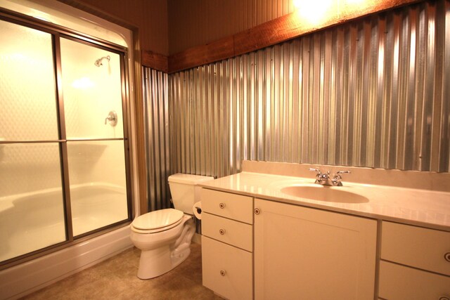 14224 Bridgeview Pointe, Vicksburg, MI 49097 - full bath with a shower with shower door, toilet, and vanity