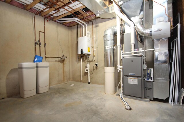 14224 Bridgeview Pointe, Vicksburg, MI 49097 - utilities with heating unit and tankless water heater