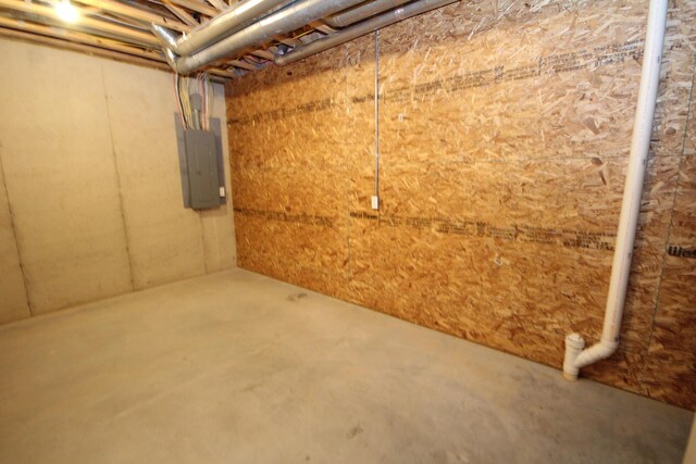 14224 Bridgeview Pointe, Vicksburg, MI 49097 - unfinished basement featuring electric panel
