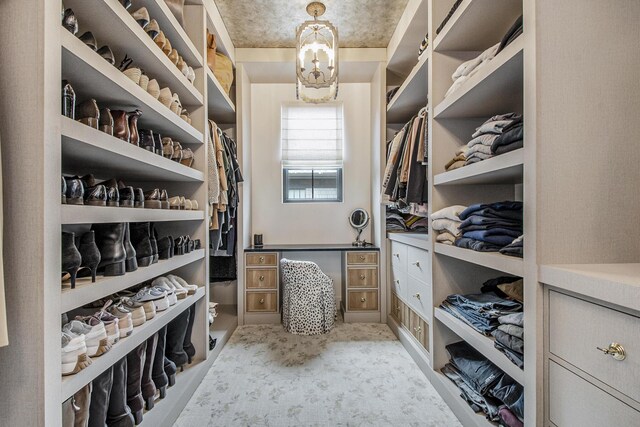 557 Greenwood Ave SE, East Grand Rapids, MI 49506 - spacious closet with a notable chandelier