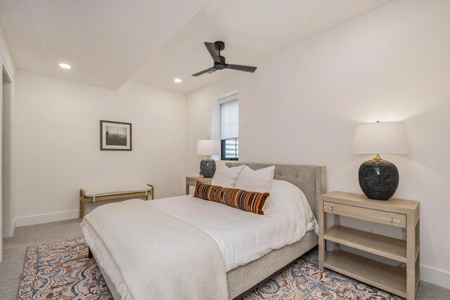 557 Greenwood Ave SE, East Grand Rapids, MI 49506 - bedroom featuring baseboards, recessed lighting, and a ceiling fan