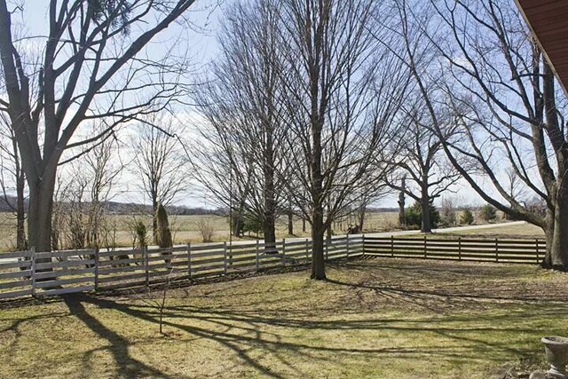 25544 Gage St, Dowagiac, MI 49047 - view of yard with fence and a rural view
