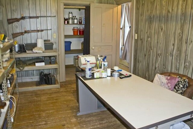 25544 Gage St, Dowagiac, MI 49047 - office space featuring wood finished floors
