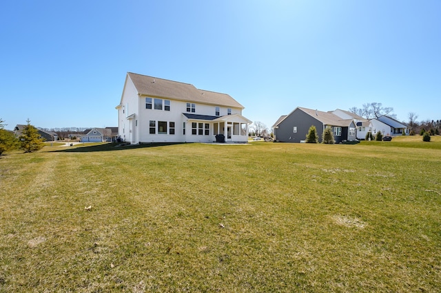 8114 Turning Stone, Kalamazoo, MI 49009 - back of property with a lawn