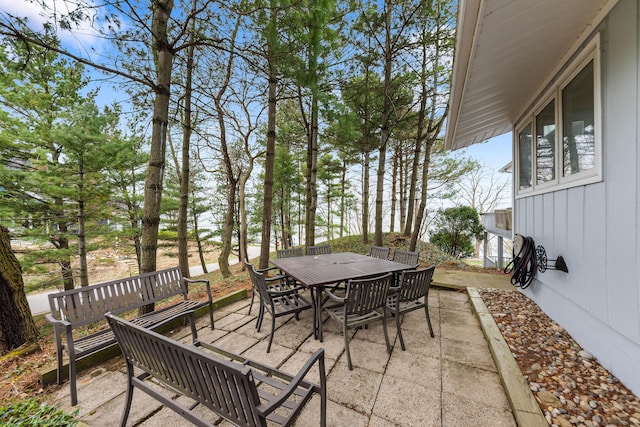 4103 Lake Shore Dr, New Buffalo, MI 49117 - view of patio / terrace with outdoor dining area